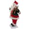 24" Animated Santa Claus with Lighted Candle Musical Christmas Figure